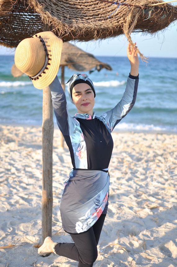 per ongeluk Indrukwekkend Probleem Modest Swimwear for Muslim Women: Stylish Burkini With Full - Etsy