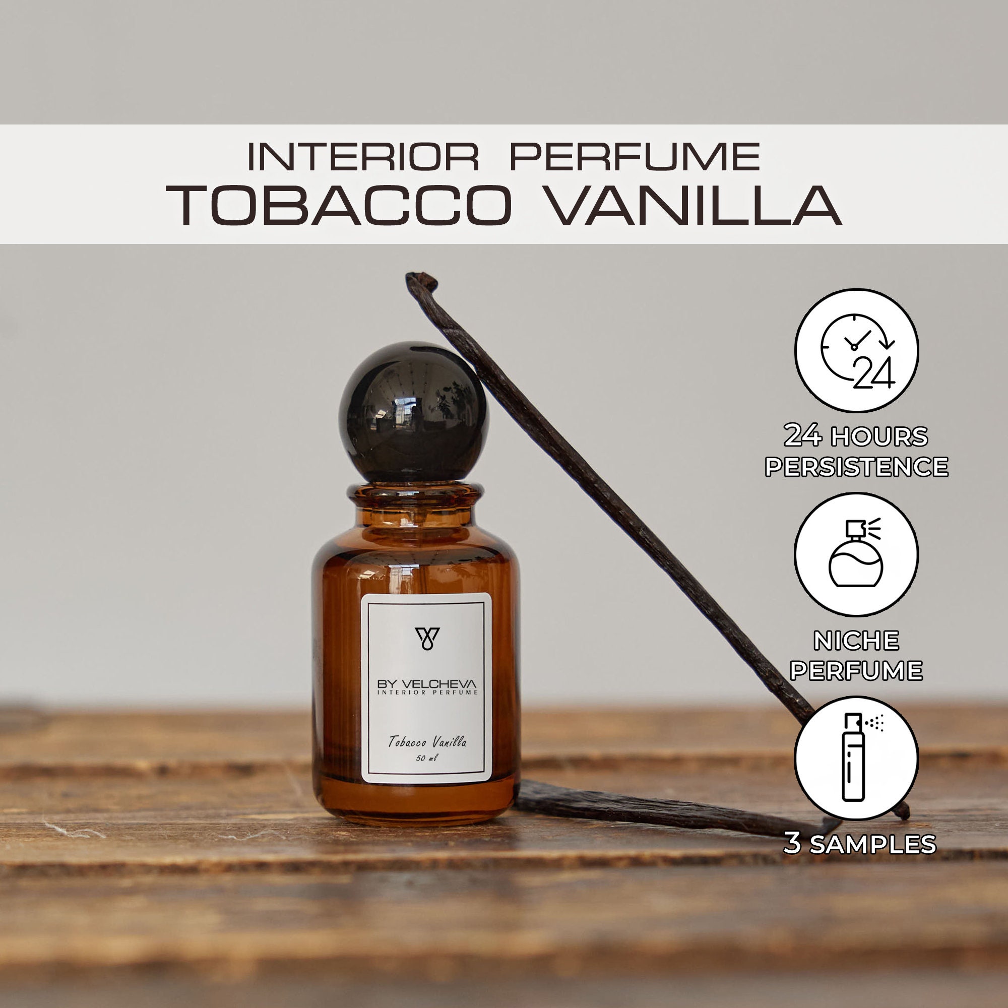 Désodorisant pour voiture Vilicci - Tabac Vanille