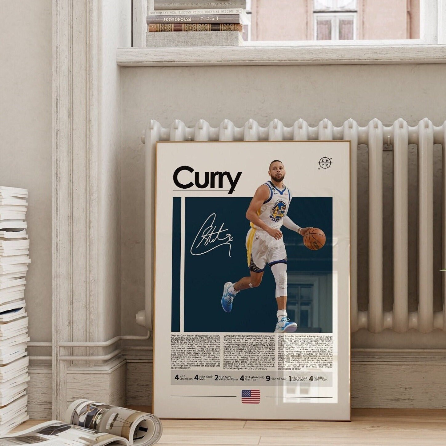 BLACK Tie-Dye Steph Curry Golden State Warriors MVP NBA Finals AIR T-Shirt