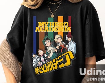 My Hero Academia Anime Shirt, Boku No Hero Academia Anime Tshirt, Anime Graphic Tee, MHA Characters Anime Shirt, Otaku Gift Tee, Anime TNGN