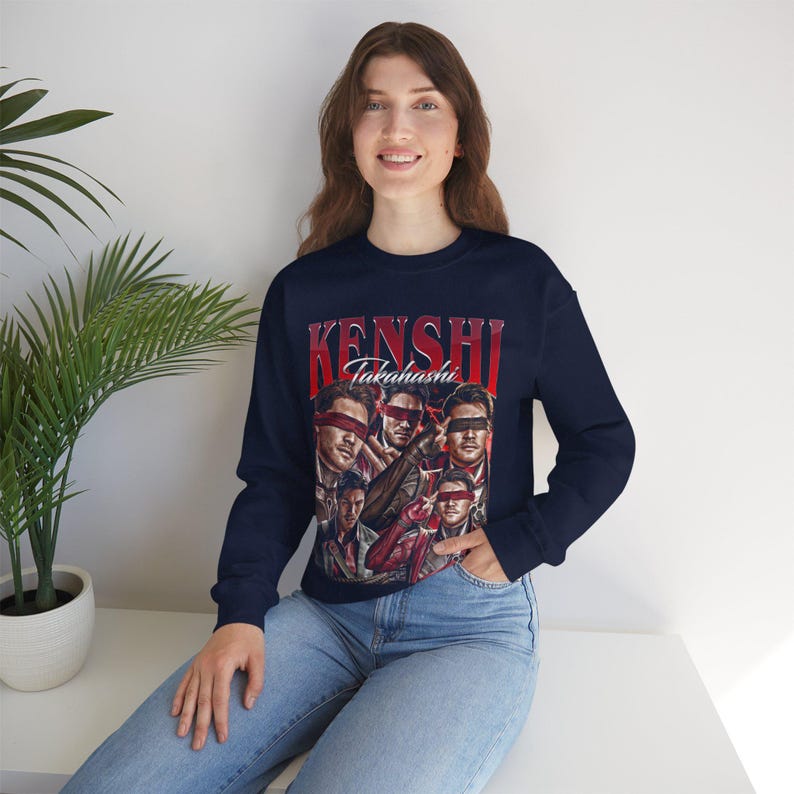 Kenshi Takahashi T Shirt, Sterbliche Kombat 1 Grafik T-Shirt, Retro Kampfspiel Shirt, Gamer Geschenk Unisex Tshirt, Vintage Arcade Stil Top ID Bild 8