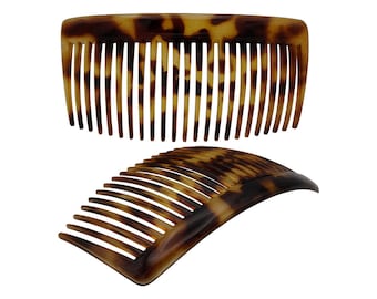 French Side Hair Combs/Slides/Grips 10cm (Pair) Ladies/Women's | Ebuni Hair Accessories