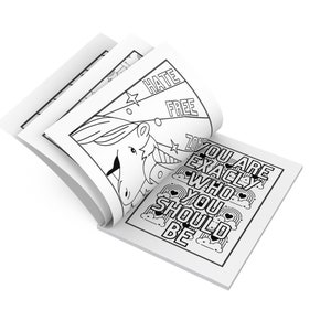 Printable LGBTQIA Colouring Book, A4 Size, Activity Book for Teenagers ...