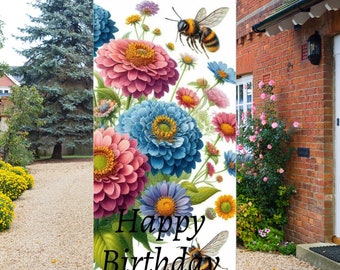 10er Pack Blumen und Bienen Geburtstagskarten, Natur, Blumen, Sommerblumen