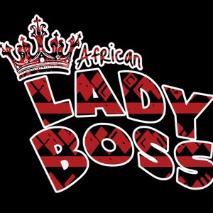African Lady Boss Printable SVG | Black Queen Sublimation Design | Melanin Digital Art | Afrocentric Quote Sticker | Girl Power Poster