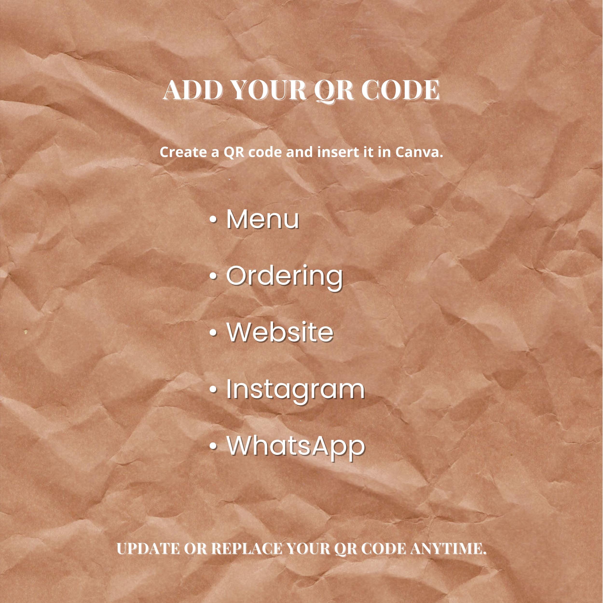 Digital Menu Board Canva Template, 1920x1080 Restaurant TV Menu ...