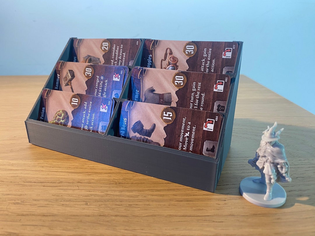 Sleek 3dprinted Gloomhaven & Frosthaven Item Card Holder Etsy