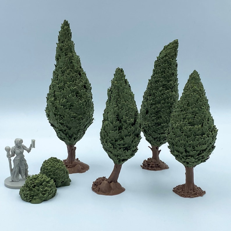 Dual Color-3d Printed Trees for Dnd and TTRPG: Pine Trees Set - Etsy ...