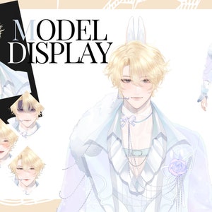 Vtuber Male model live2d (Ready to use, Premade)