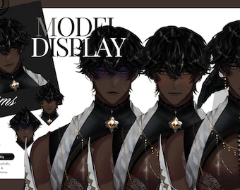 Vtuber Male model live2d (Ready to use, Premade)