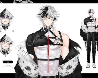 Vtuber Male model live2d (Ready to use, Premade)