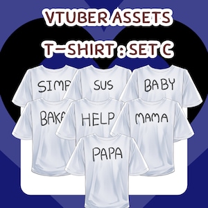 Tenue Vtuber Atout : set C 7 T-shirt
