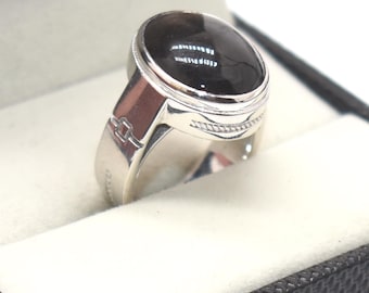 Rainbow Lattice Sunstone Ring 92.5 Sterling Silver Sunstone Crystal Vintage Fine Jewelry Gemstone Ring Birthstone Ring