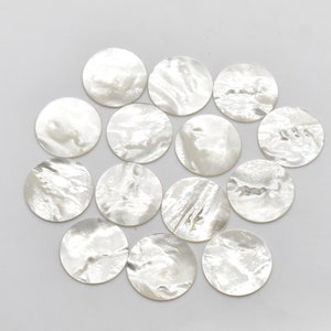 Mother Of Pearls Flat Disc Top Quality Loose Gemstone Crystal Crafts Round Loose Natural MOP Shell