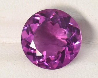 Rhodolite Garnet Round Diamond Cut 3 mm 4 mm 5 mm 6 mm Calibrated Lab Rhodolite Garnet Loose Gemstones For Jewelry Makings