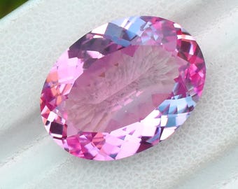 18.92 Cts Pink Morganite Loose Gemstone Oval Cut, Excellent Genuine Quality Gemstone For Ring & Jewellery Making 20X15 mm