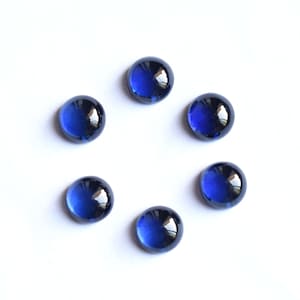 Lab Blue Sapphire Round 3 mm To 12 mm Loose Gemstone For Diy Jewelry Royal Blue Sapphire Corundum Fine Jewelry Gemstone