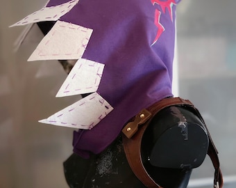 Cappuccio e imbracatura da squalo Jinx LoL Arcane Prodigy