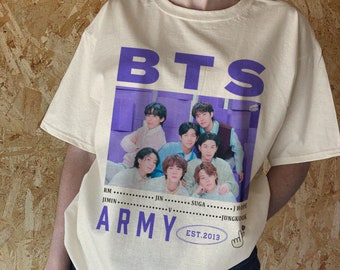 Camisa BTS, camiseta Kpop, merchandising Kpop