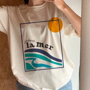 Tshirt La mer, J'adore la mer