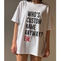 Who's Custom Name Tshirt, Anyway Concert Tshirt, Birthday tshirt, Retro Concert Shirt, Concert Tee, Trendy Graphic Tee product logo