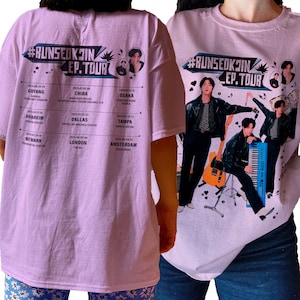 JIN RUNSEOKJIN TOUR Shirt, Jin Seokjin Tshirt, Kpop Merch