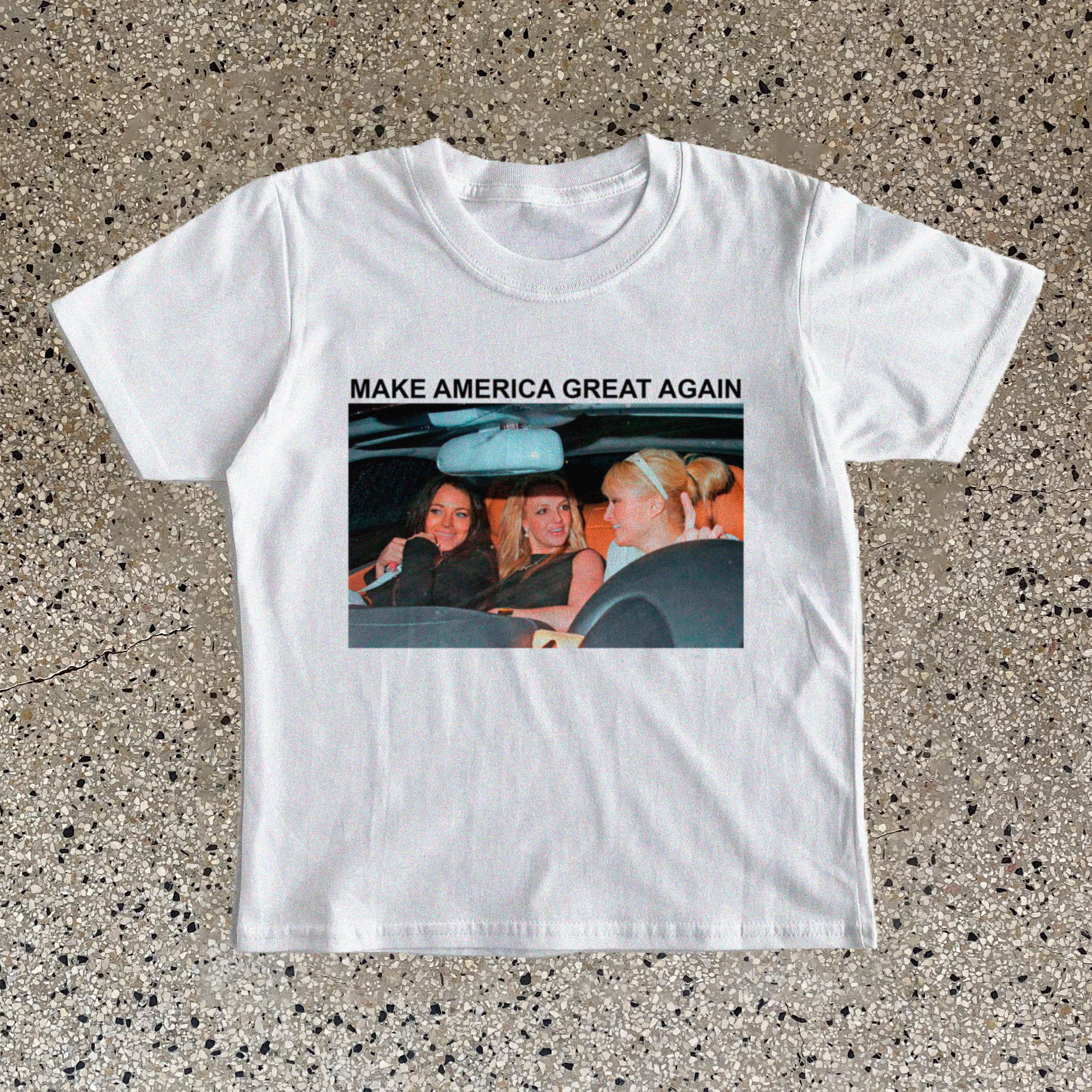 Make America Great Again Baby Tee, Y2k Baby Tee Vintage, Baby Tee Y2k Mean girls, Britney Spears baby tee, Best Friends Tee