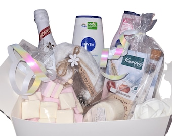 Personalisierte Geschenkbox, Wellnessbox für Frauen, Auszeit Mama,  Gift Box, Wellnessgeschenk Box für Hochzeit, Geburtstag, Muttertag,