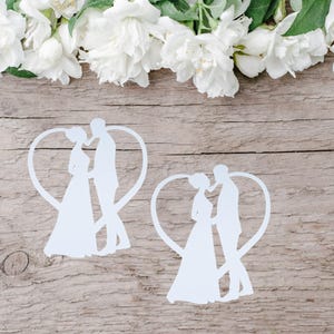 Geschenkanhänger Hochzeit/ Geschenkanhänger Brautpaar/Papieranhänger/ Gastgeschenke/ Tischdekoration Hochzeit/
