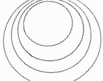 DIY metal ring for crafts, decorating, for door wreaths, metal rings in various sizes 15/20/25/30 cm, door ring, rings for macrame, wire ring