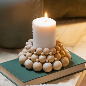 Beaded on sale candle holder