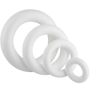 Styrofoam full rings in various sizes 10/15/20/25 cm for crafting, decorating, for wreaths, arrangements and much more