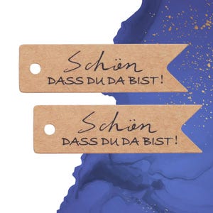 25 etichette regalo personalizzate &quot;È bello che tu sia qui&quot;, etichette regalo per matrimoni, ringraziamenti, etichette regalo per feste,