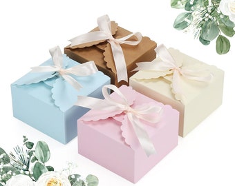 Kleine Geschenkboxen in verschiedenen Farben, Geschenkarton klein, kleine Box, Geschenkschachtel für Hochzeit, Giveaway, Bonbons, Süßes