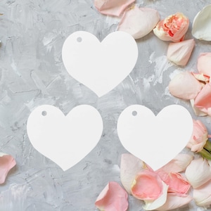 Etiquetas de regalo, etiquetas de regalo de boda, etiquetas de papel, etiquetas de boda, regalos para invitados, agradecimiento, etiquetas de corazón, etiquetas blancas