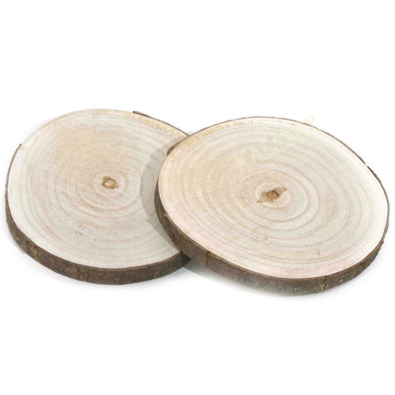 2 Wood Discs 2.5 6,35cm for Wood Crafts , Unfinished Wooden Discs, Round  Shapes, Wood Circles Cutouts, Wooden Craft Supplies Kids Craft 