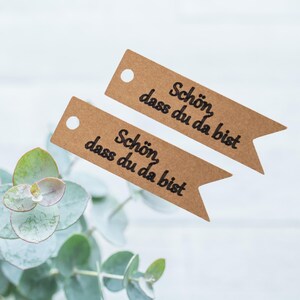 È bello averti qui/ Etichette regalo per matrimoni/ Battesimi/ Compleanni/ Cresime/ Per ringraziare/ Etichette regalo in carta kraft