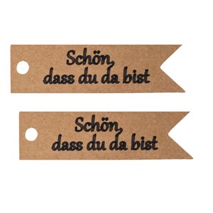 È bello averti qui/ Etichette regalo per matrimoni/ Battesimi/ Compleanni/ Cresime/ Per ringraziare/ Etichette regalo in carta kraft