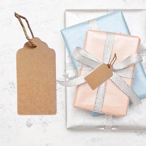 Geschenkanhänger aus Kraftpapier blanko zum Beschriften, Geschenkanhänger Hochzeit, Geschenke, Selbstgemachtes, Geschenke, Kraftpapier