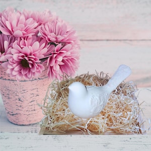 Decorative bird/ table decoration/ gifts for friends/ table decoration baptism/ wedding/ birthday/ wedding/ guest gifts/ decoration