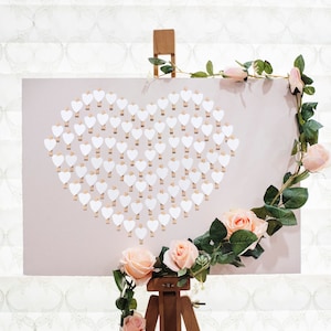 Mini Wäscheklammer aus Holz, Holzklammern 3,5cm, Hochzeit, Hochzeitsdekoration, Gastgeschenke, Herzen, Herz, Wäscheklammer Herz