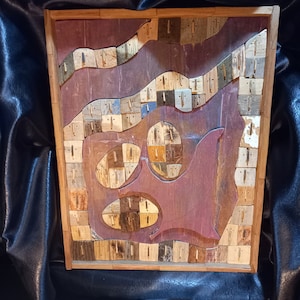 Wooden tableau