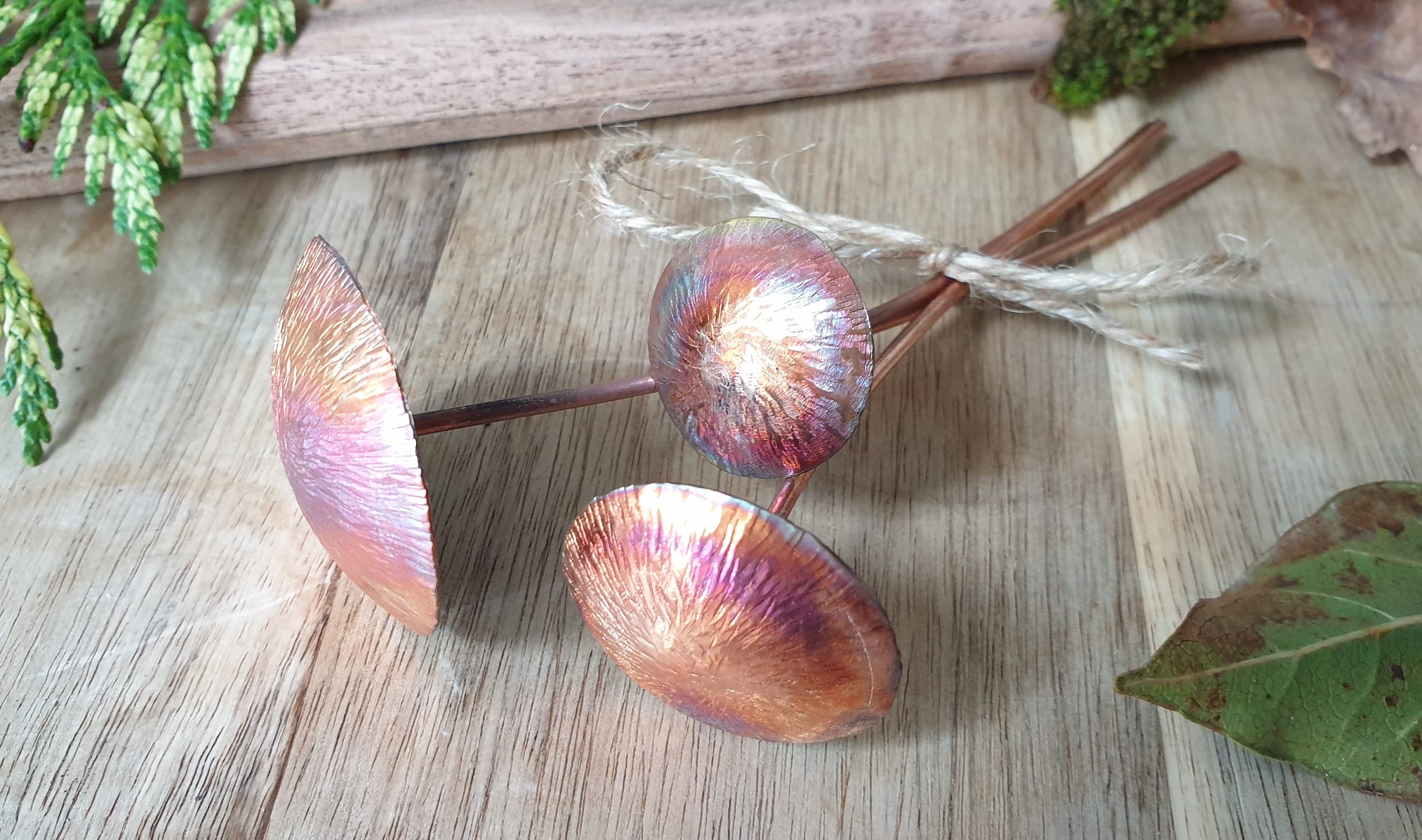Copper Mushrooms Etsy