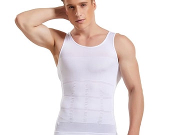 Men Slim N Lift Body Shaper Underwear Vest Shirt Corset Compression Shaper
