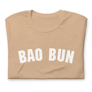 Bao Bun Unisex t-shirt, minimalistic random cool tee shirt, funny bao bun lover gift idea for him and for her, foodie gift, direct print