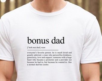 Bonus Dad Definition SVG, PNG Files - Father's Day Gift (Digital Download)