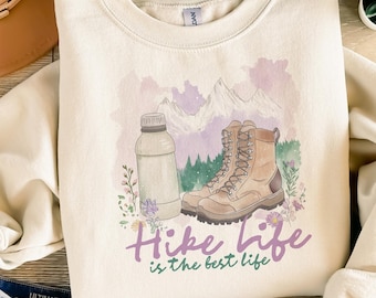 Hike Life Shirt Design, Outdoors Adventure PNG (Digital Download)