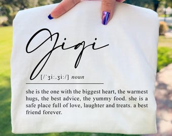 Camiseta Gigi PNG Regalos para el Día de la Madre para la mejor Gigi del mundo (Descarga digital)