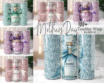 Paquete de envoltorios para vasos del Día de la Madre / Mamá, abuela, nana (descarga digital)