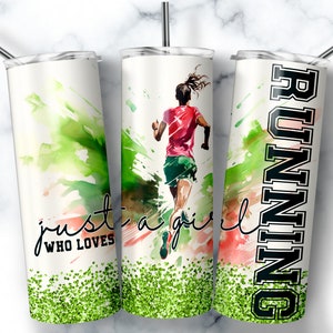 Cross Country Tumbler Wrap Design Marathon Running Gift Tumbler Wrap for 20 oz Skinny Tumbler Sublimation Designs Runner Mom PNG DOWNLOAD